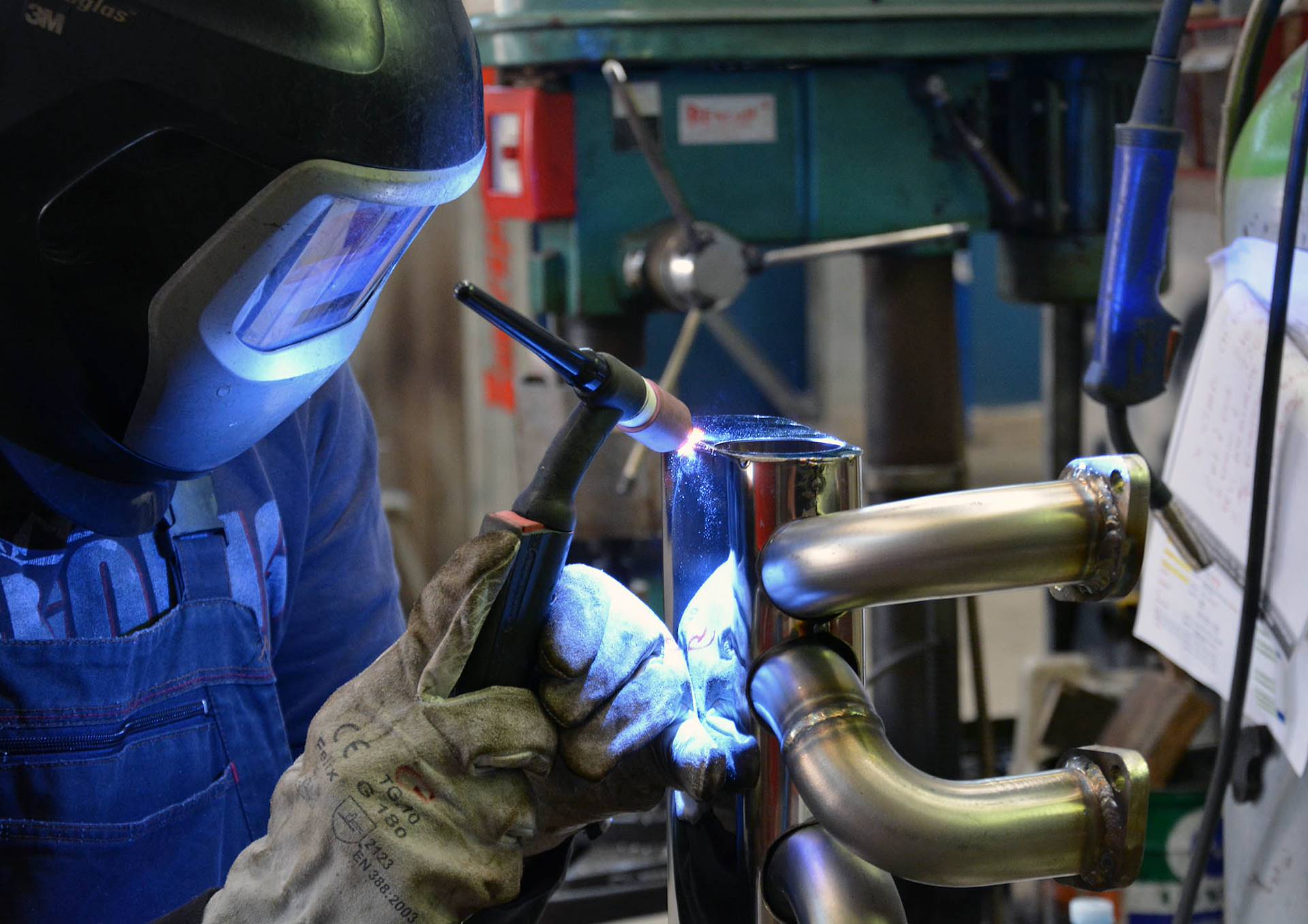 Manifold Right - Left (With heat exchangers)